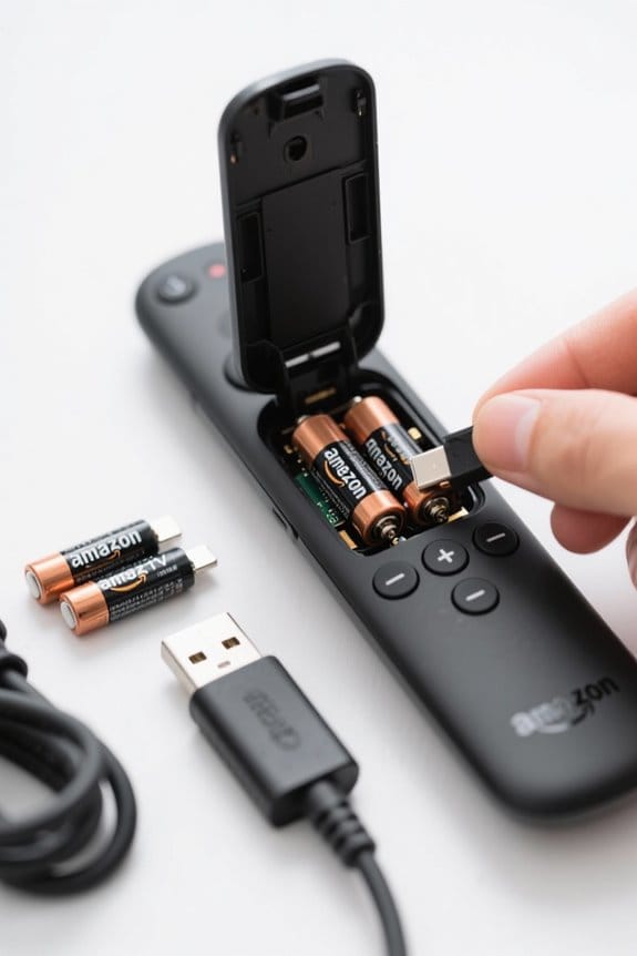 change fire tv remote batteries