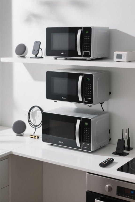 smart microwaves with alexa
